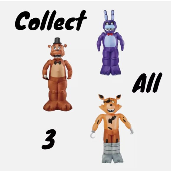 Five Nights at Freddy's Foxy Inflatable Animated Halloween Yard Prop Animatronic - Picture 6 of 7